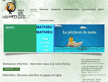 Tablet Screenshot of lezartsloco.org